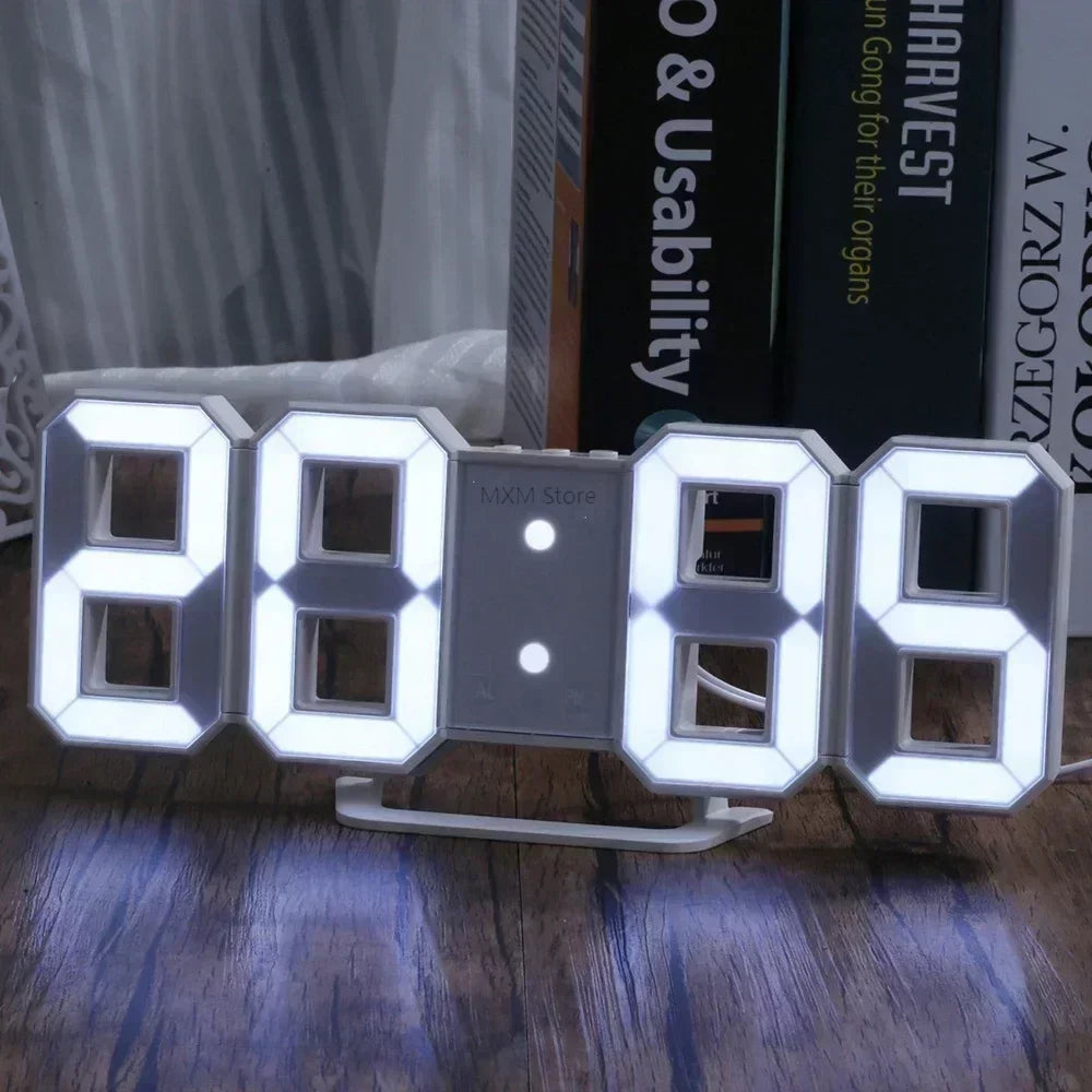 Reloj Digital LED 3D | Decoración Aesthetic para Habitación