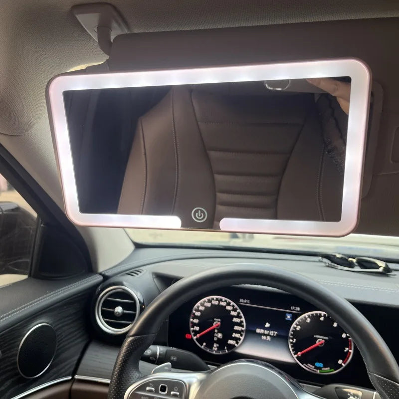 Espejo LED para Visera de Coche
