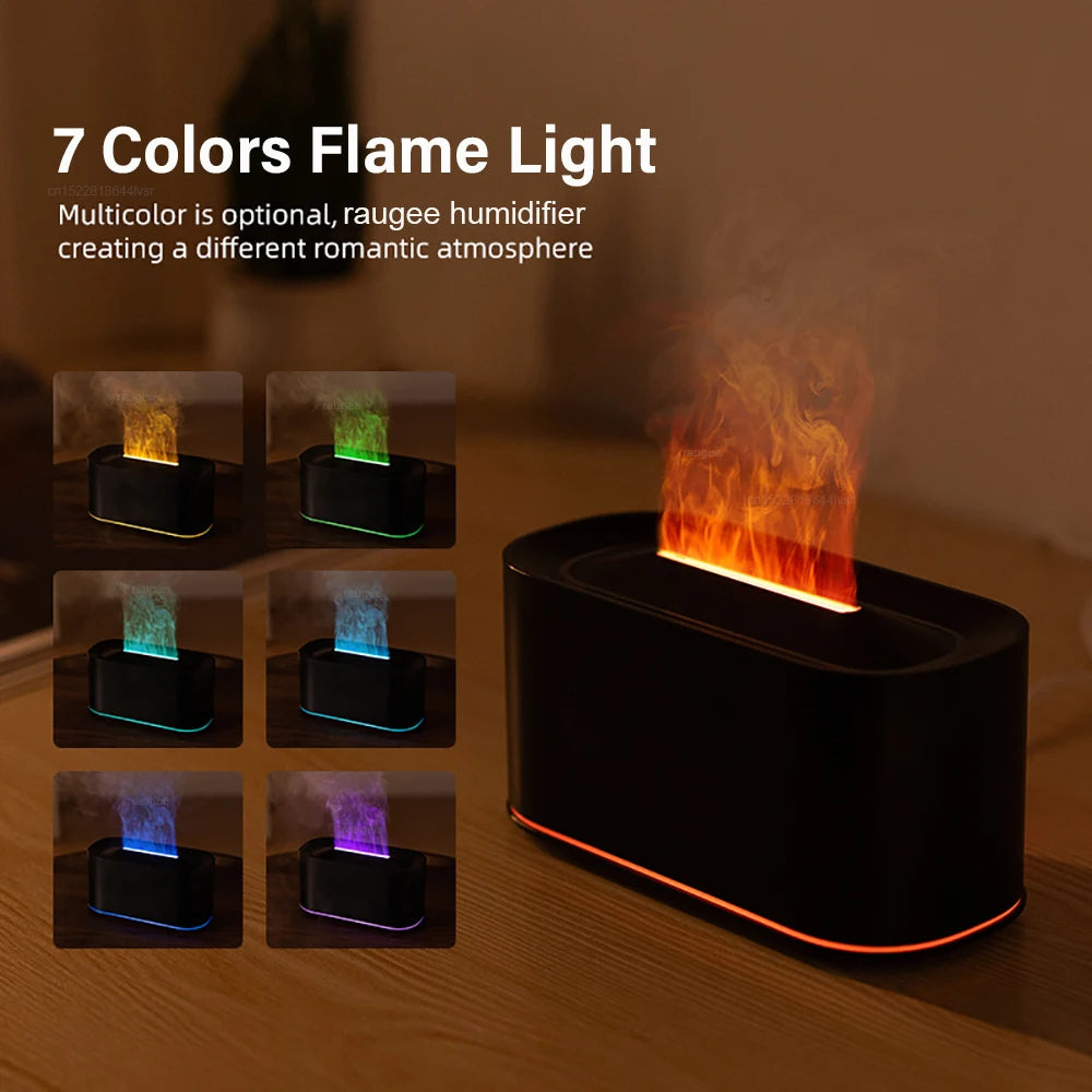 Humidificador Llama LED 7 Colores