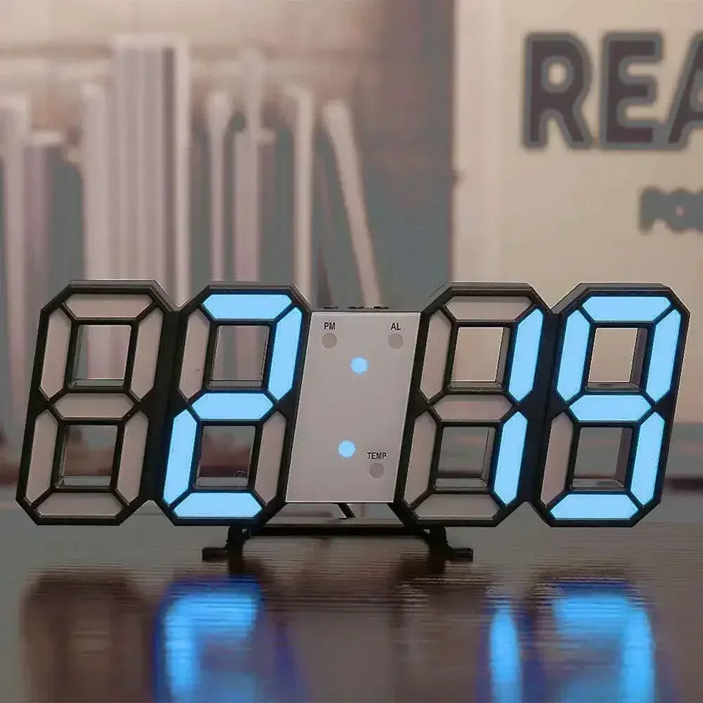 Reloj Digital LED 3D | Decoración Aesthetic para Habitación