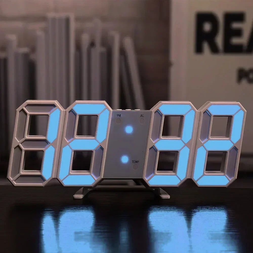 Reloj Digital LED 3D | Decoración Aesthetic para Habitación