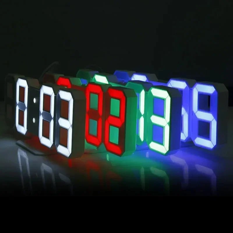 Reloj Digital LED 3D | Decoración Aesthetic para Habitación