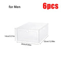 Cajas de Zapatos Transparentes Apilables | Pack de 6