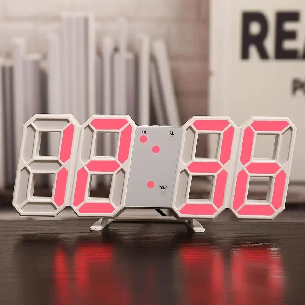 Reloj Digital LED 3D | Decoración Aesthetic para Habitación