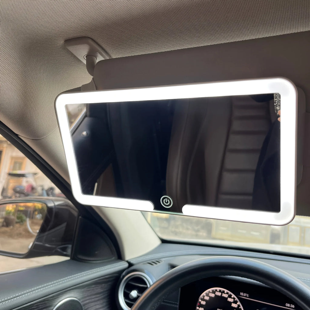 Espejo LED para Visera de Coche